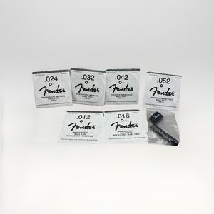 Fender Phosphor Bronze Plain Steel Acoustic Electric Strings Ball End Winder